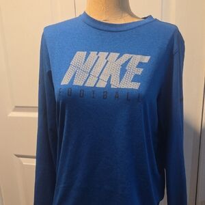Nike Vibrant Blue Football Crewneck
